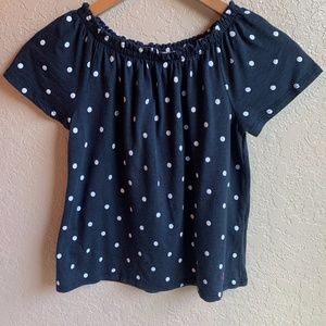 Abercrombie Kids Girls 7/8 Polka Dot Top